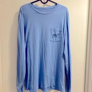 Vineyard vines Vintage Whale pocket long sleeve T